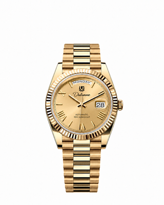 DAY DATE — Gold-tone - Gold-tone Dial - Roman Numerals